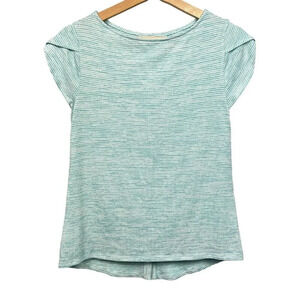 Stitch Fix Market & Spruce Womens Petite XS Button Back Striped Knit Top NWOT